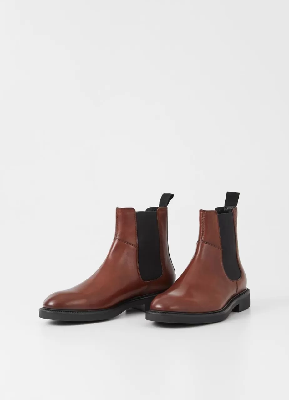 Vagabond Alex M Bottes Marron Cuir Sale