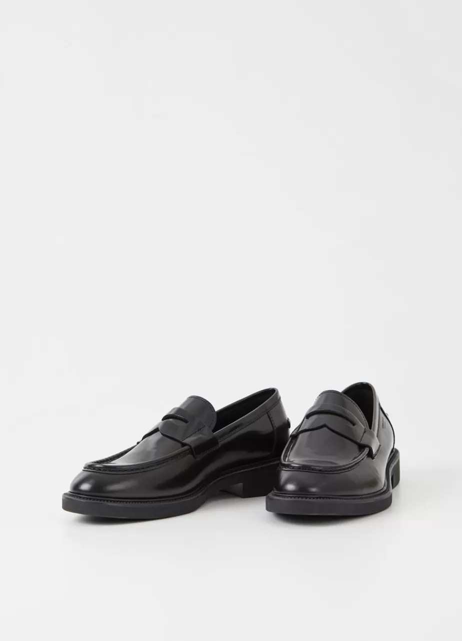 Vagabond Alex M Loafer Noir Cuir Glace Shop