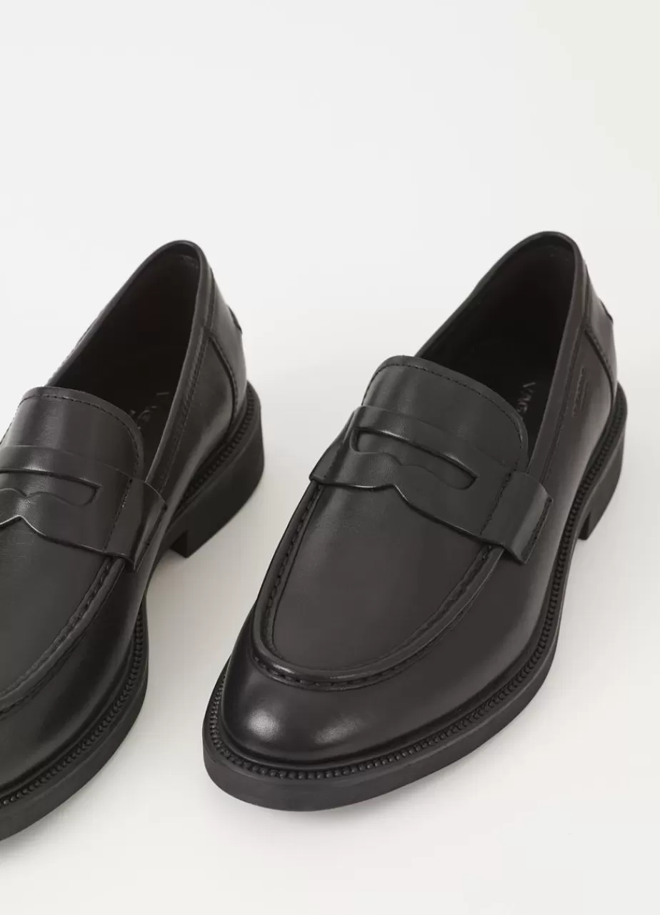 Vagabond Alex M Loafer Noir Cuir Cheap