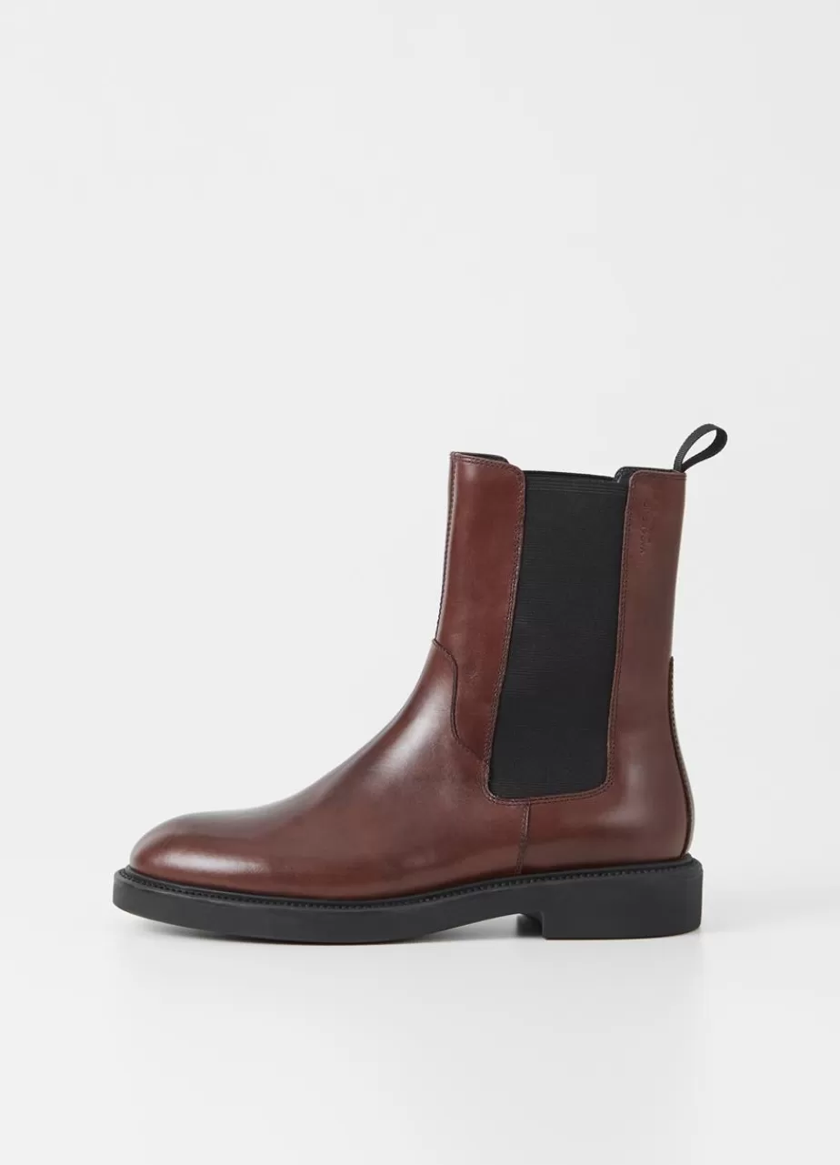 Vagabond Alex W Bottes Marron Cuir Cheap