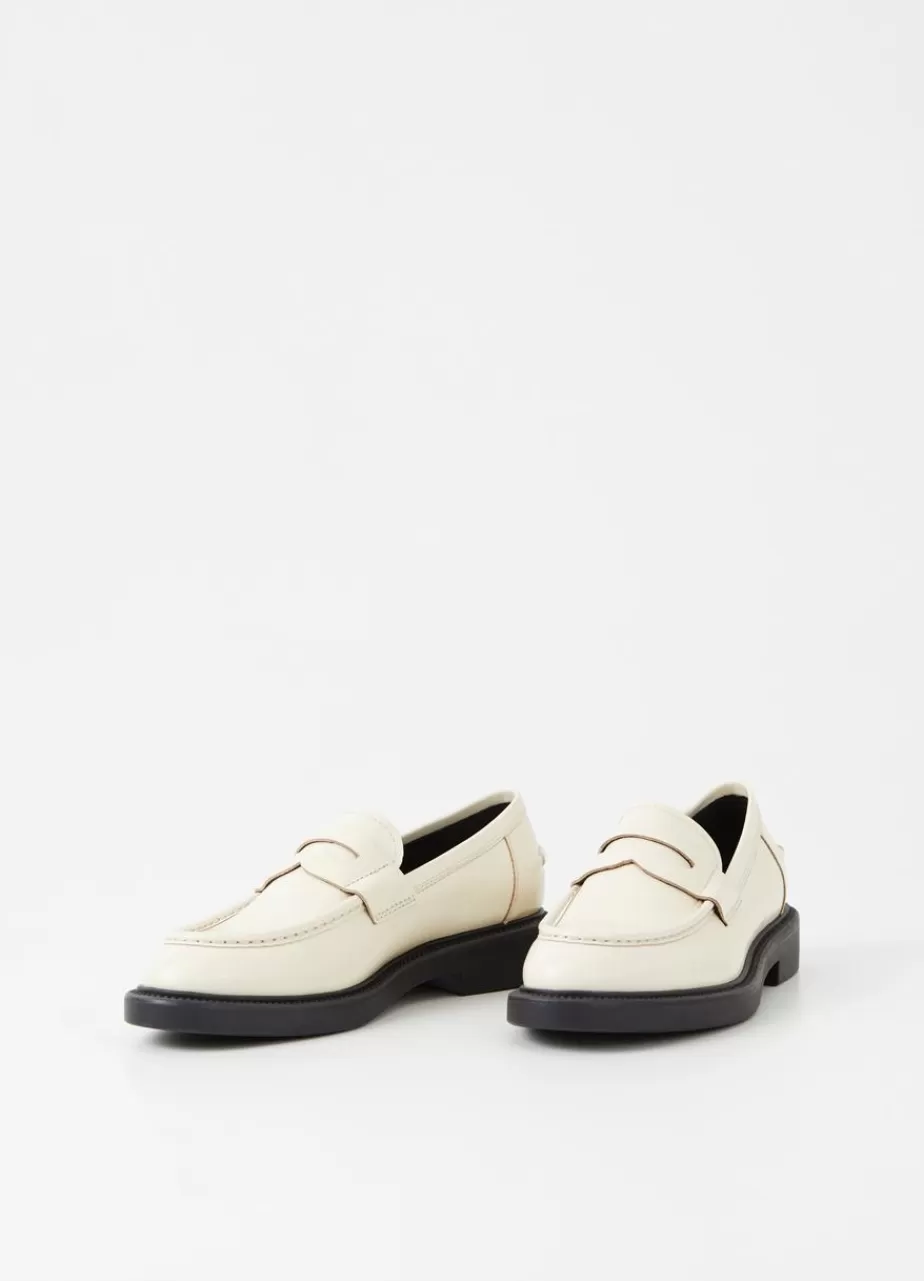 Vagabond Alex W Loafer Blanc Casse Cuir Glace Best Sale