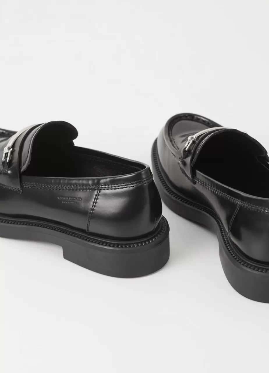 Vagabond Alex W Loafer Noir Cuir Glace Store