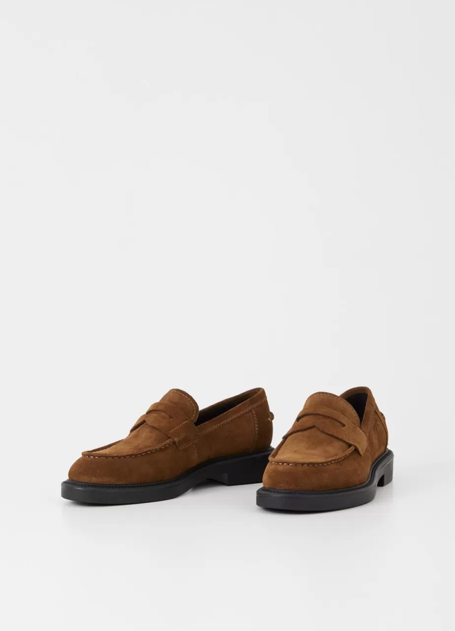 Vagabond Alex W Loafer Marron Daim Cheap