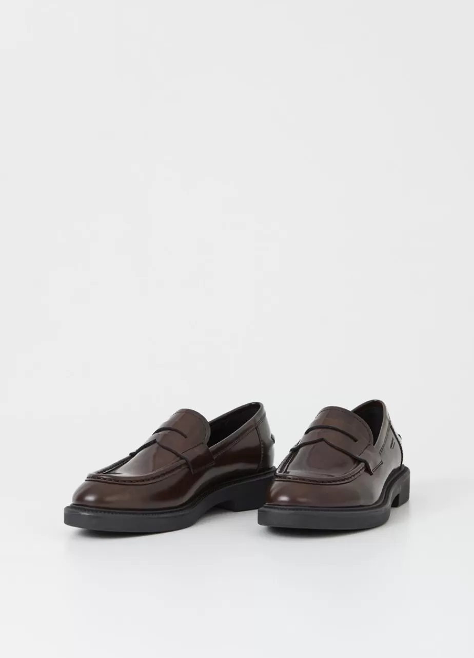 Vagabond Alex W Loafer Marron Cuir Glace Best Sale