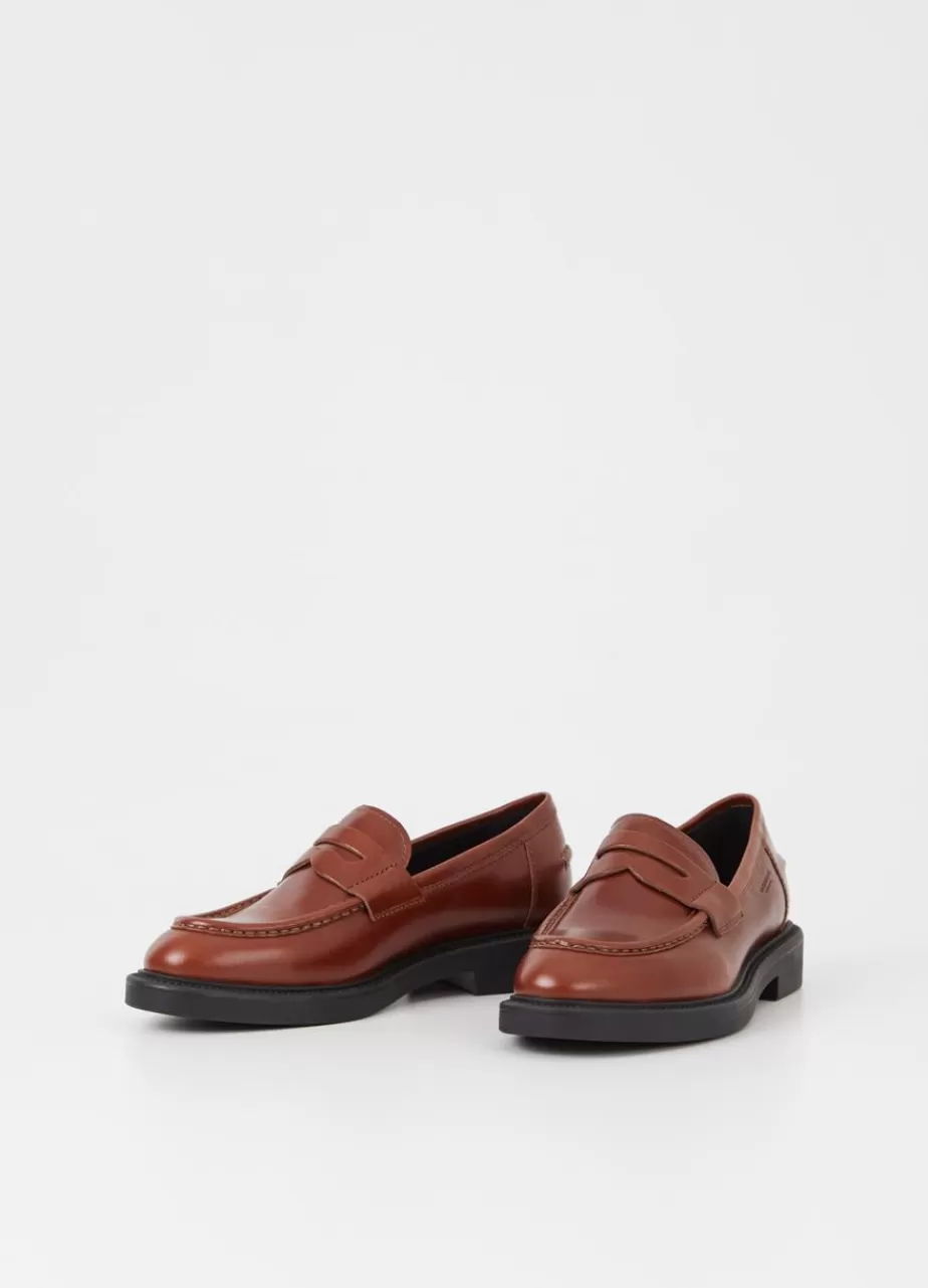 Vagabond Alex W Loafer Marron Cuir Discount