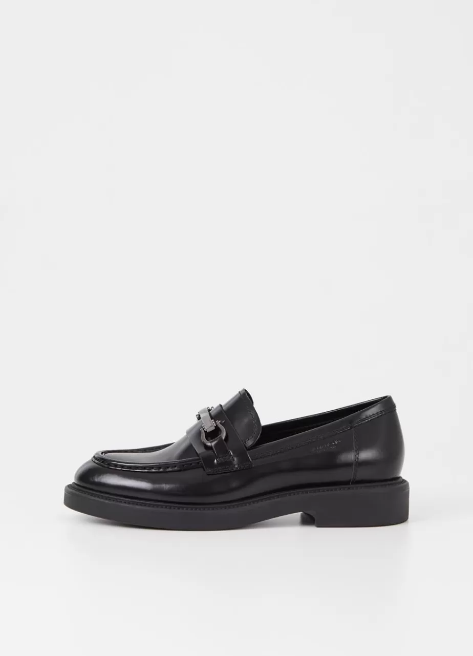 Vagabond Alex W Loafer Noir Cuir Glace Online