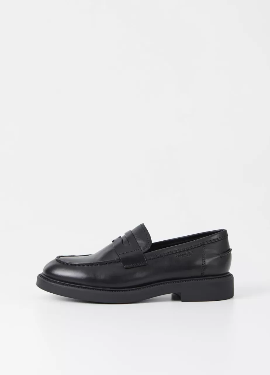 Vagabond Alex W Loafer Noir Cuir Best Sale