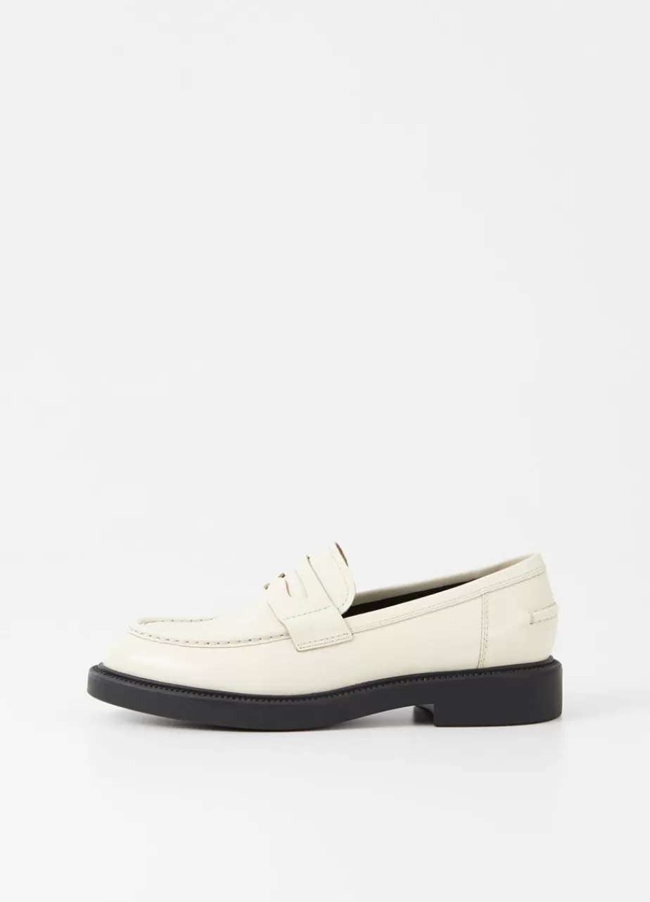 Vagabond Alex W Loafer Blanc Casse Cuir Glace Best Sale