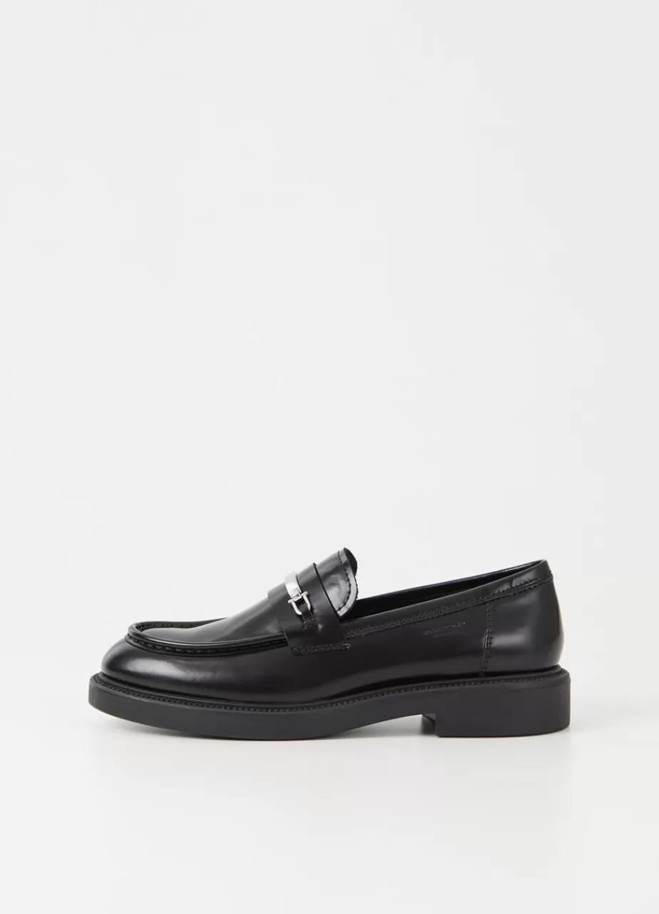 Vagabond Alex W Loafer Noir Cuir Glace Store