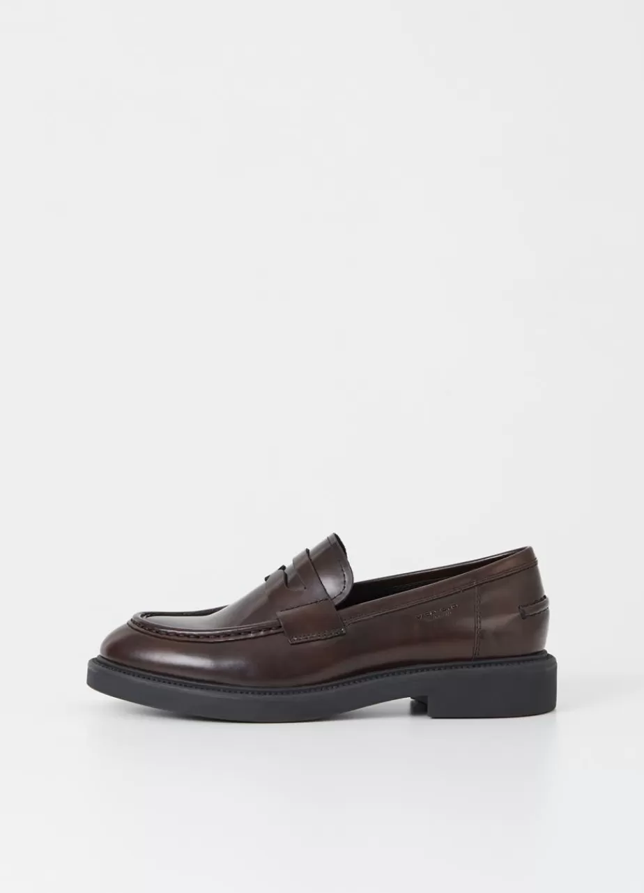 Vagabond Alex W Loafer Marron Cuir Glace Best Sale