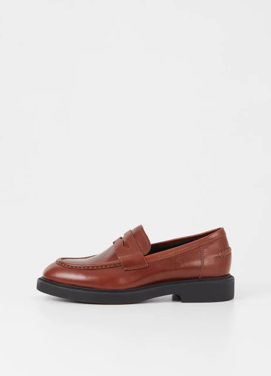 Vagabond Alex W Loafer Marron Cuir Discount