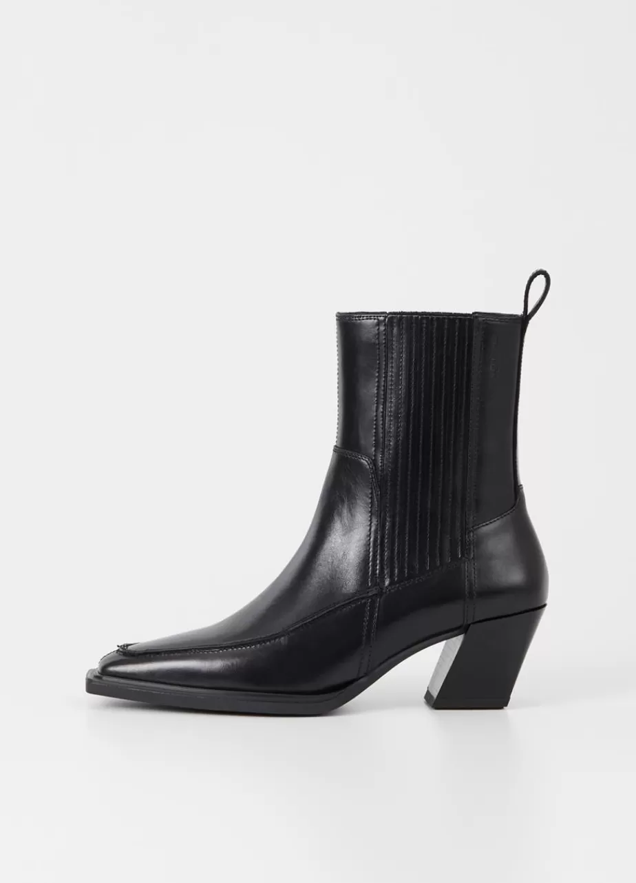 Vagabond Alina Bottes Noir Cuir Clearance