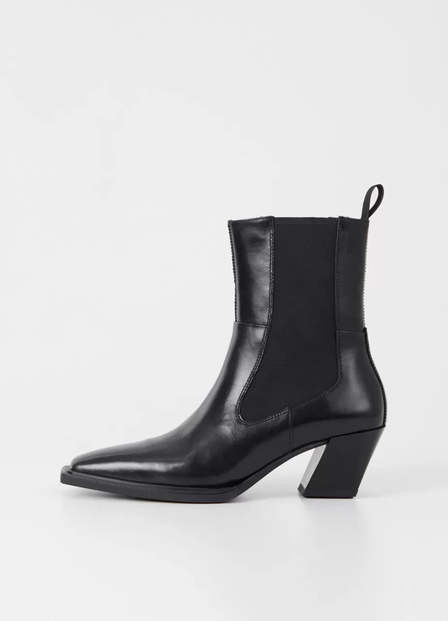 Vagabond Alina Bottes Noir Cuir Flash Sale