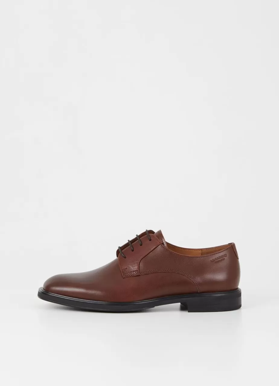 Vagabond Andrew Chaussures Marron Fonce Cuir Flash Sale