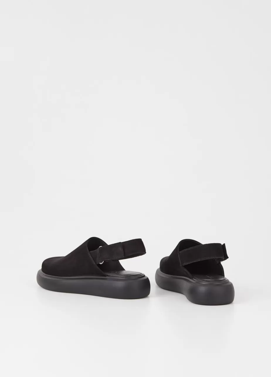 Vagabond Blenda Sandales Noir Nubuck Flash Sale