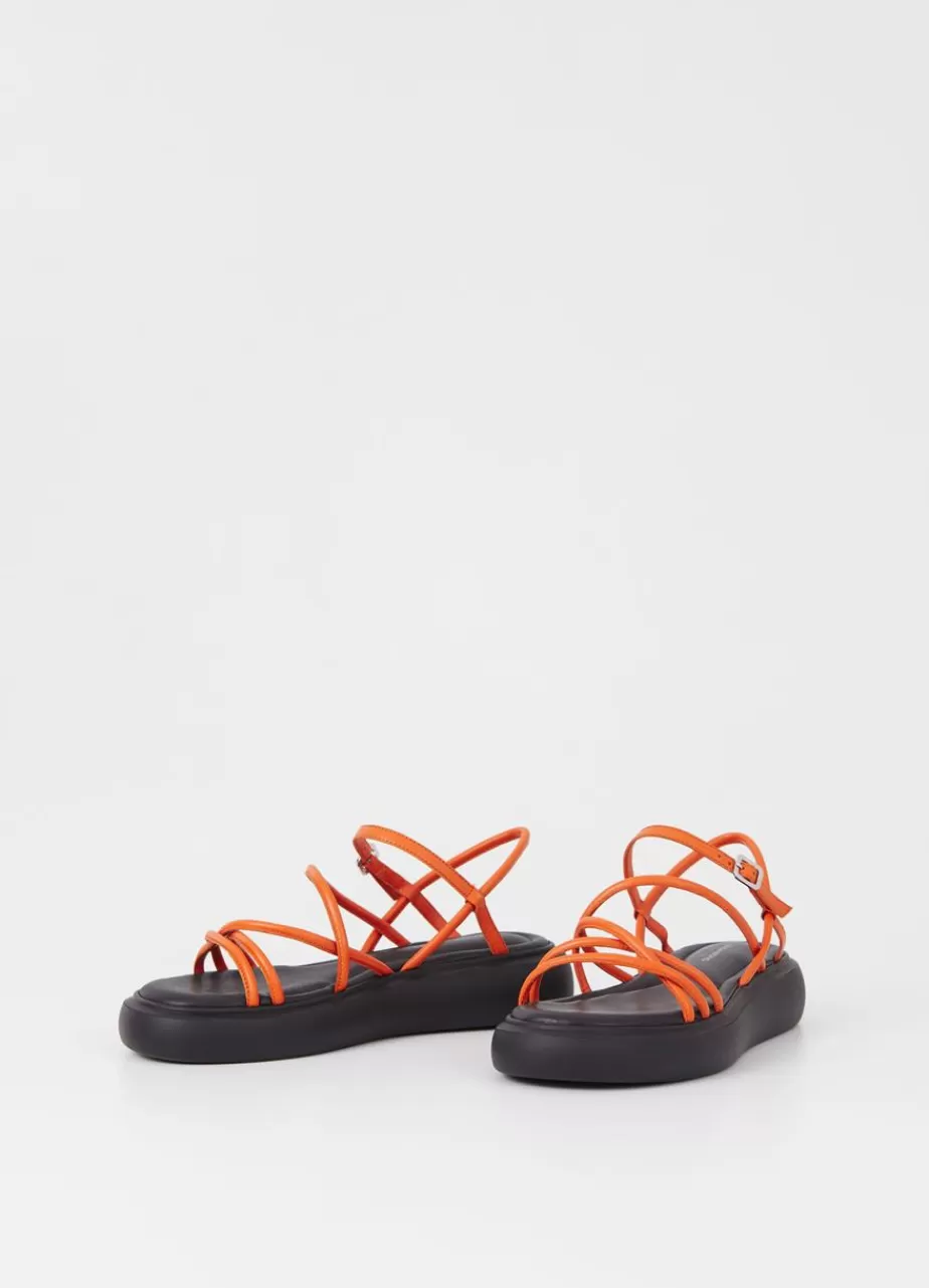 Vagabond Blenda Sandales Orange Cuir Discount