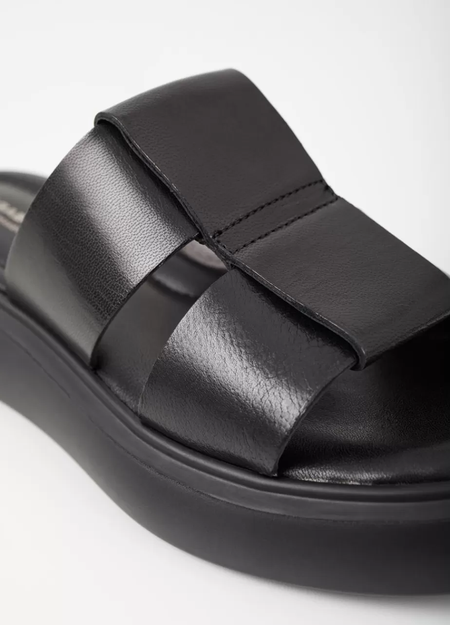 Vagabond Blenda Sandales Noir Cuir Cheap