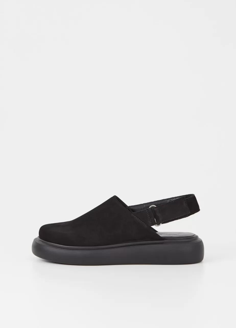 Vagabond Blenda Sandales Noir Nubuck Flash Sale