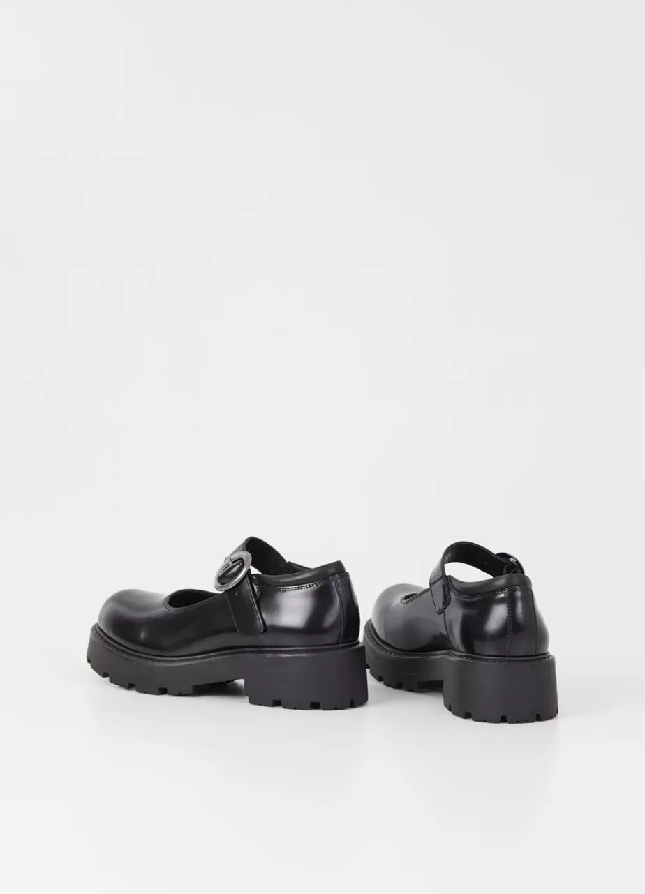 Vagabond Cosmo 2.0 Chaussures Noir Cuir Glace Outlet