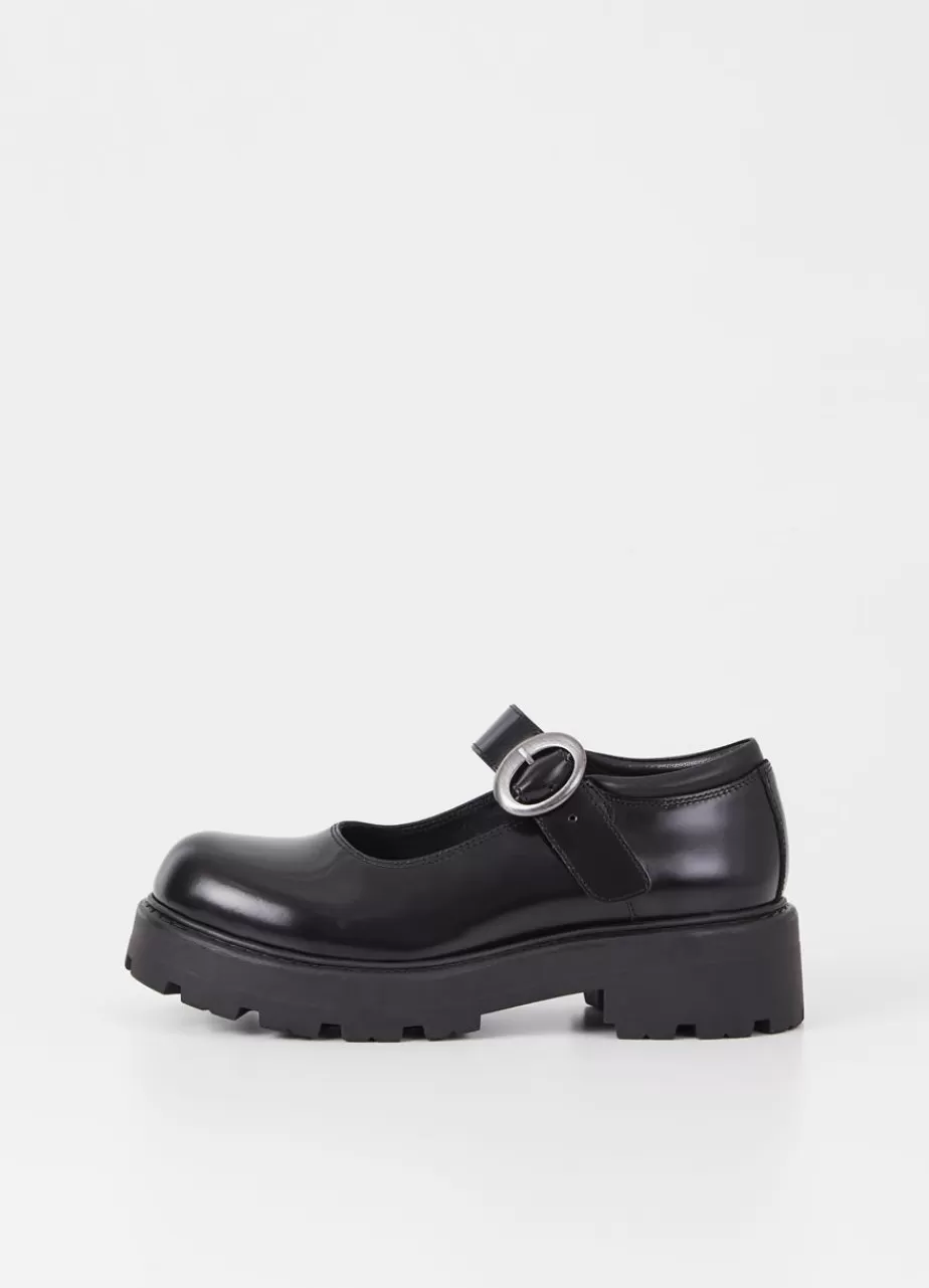 Vagabond Cosmo 2.0 Chaussures Noir Cuir Glace Outlet