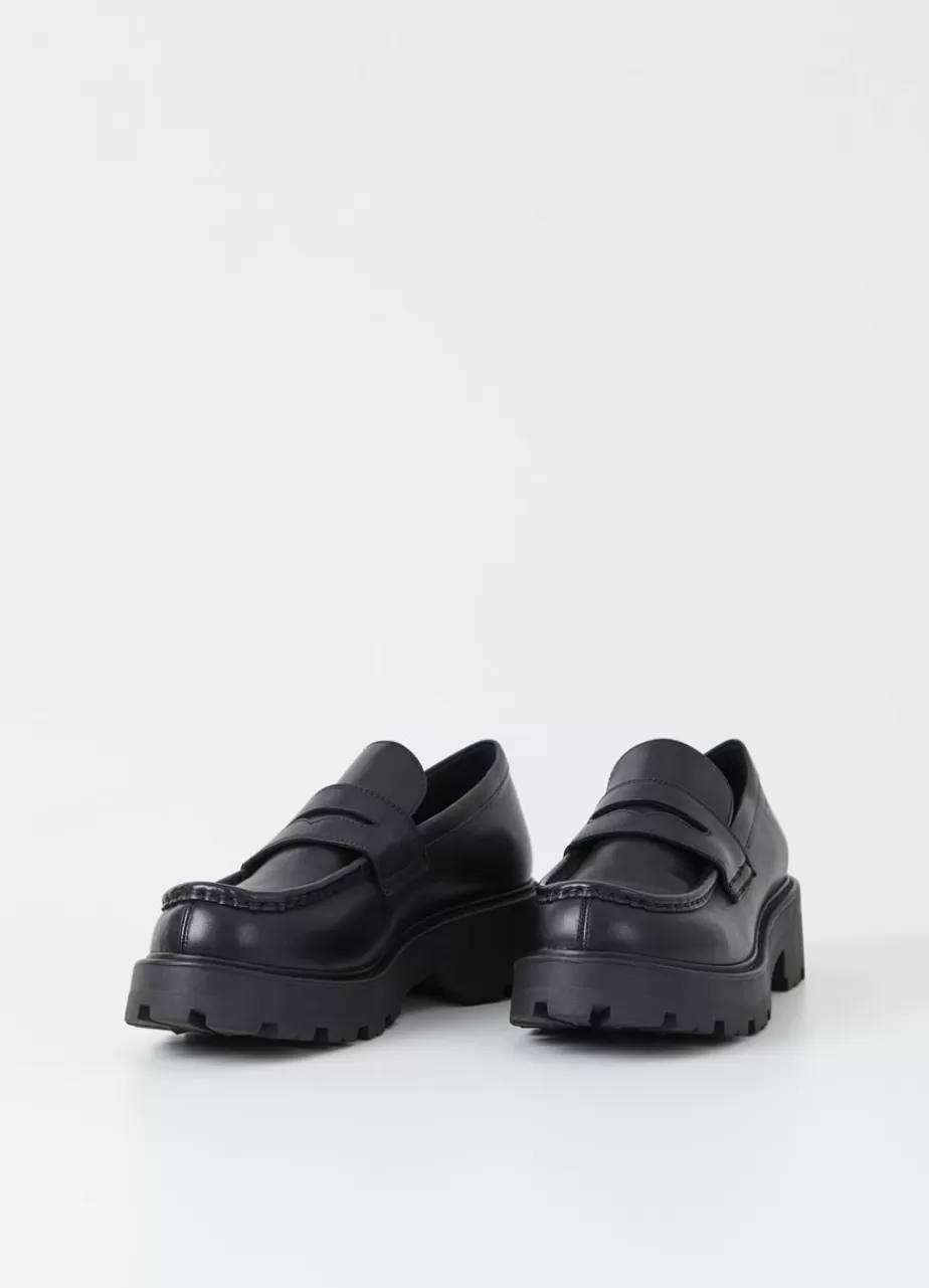 Vagabond Cosmo 2.0 Loafer Noir Cuir Discount