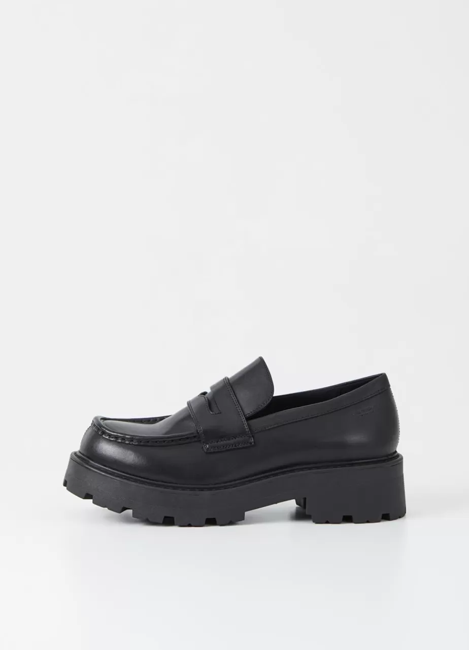 Vagabond Cosmo 2.0 Loafer Noir Cuir Discount