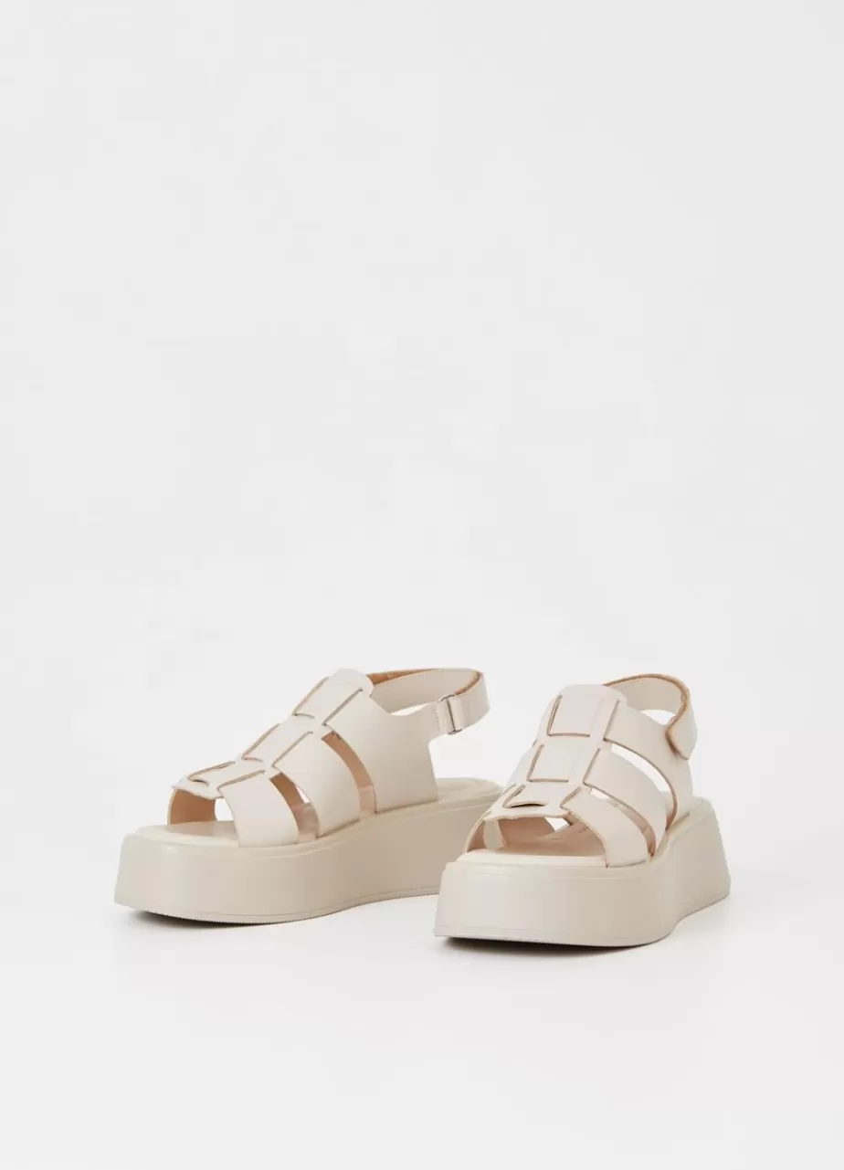 Vagabond Courtney Sandales Blanc Casse Cuir Cheap