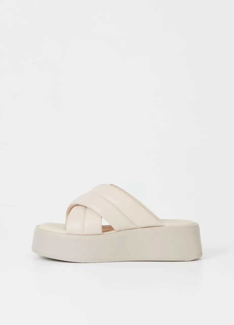 Vagabond Courtney Sandales Blanc Casse Cuir Cheap