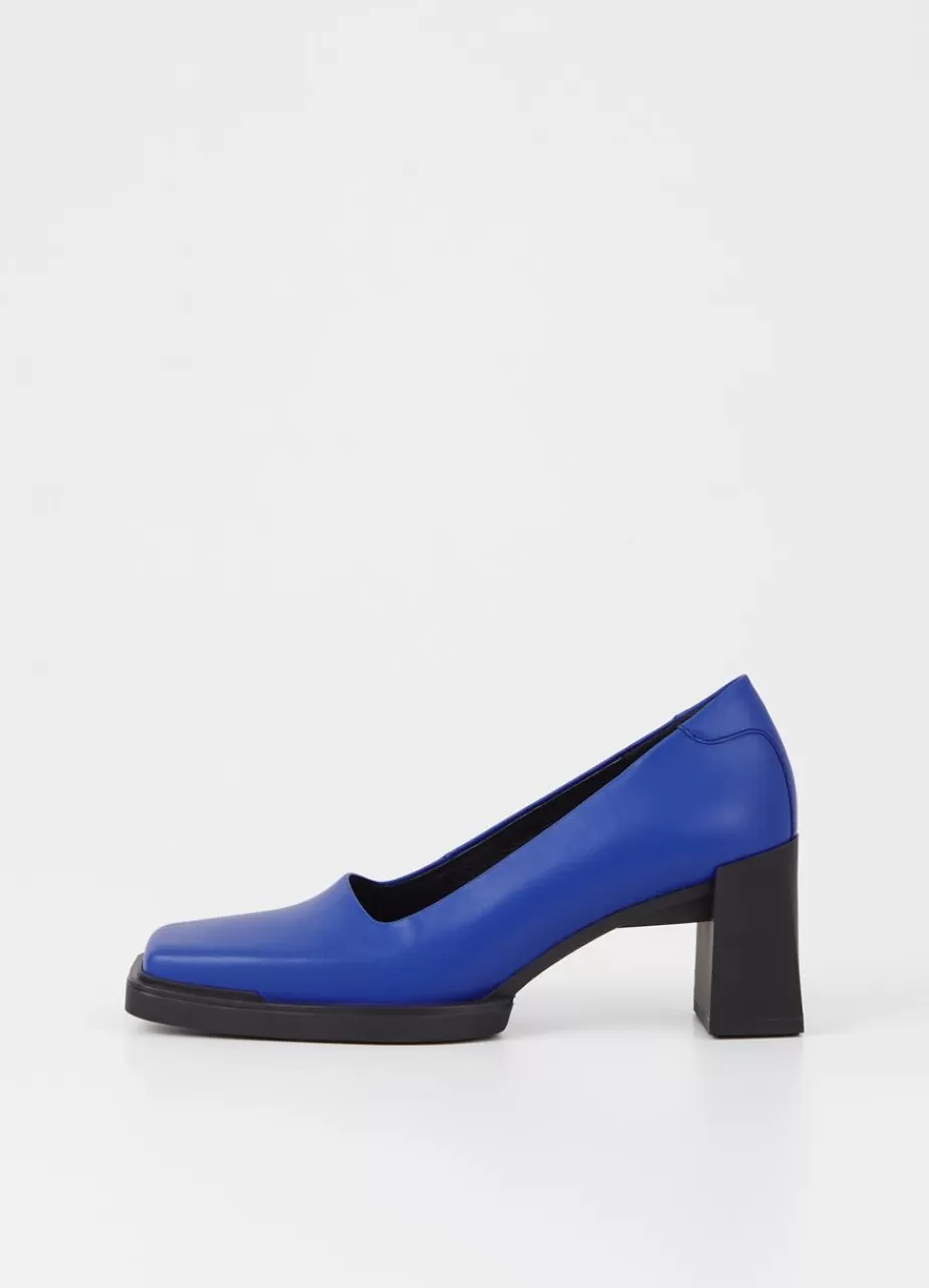 Vagabond Edwina Escarpins Bleu Cuir Discount