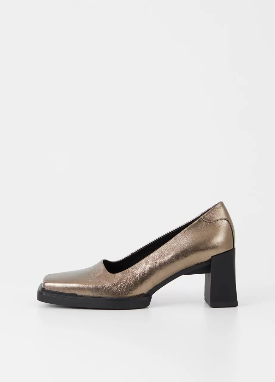 Vagabond Edwina Escarpins Or Cuir Metallique Cheap