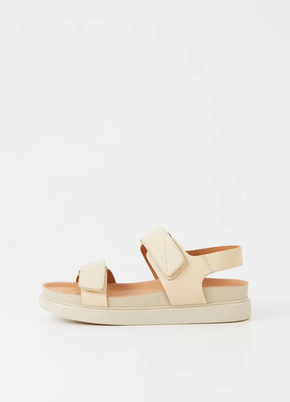 Vagabond Erin Sandales Blanc Casse Cuir Discount