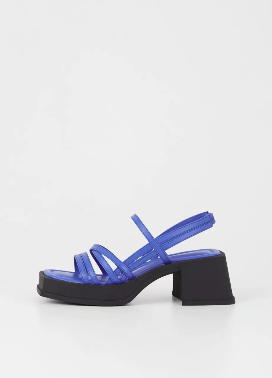 Vagabond Hennie Sandales Bleu Cuir Hot