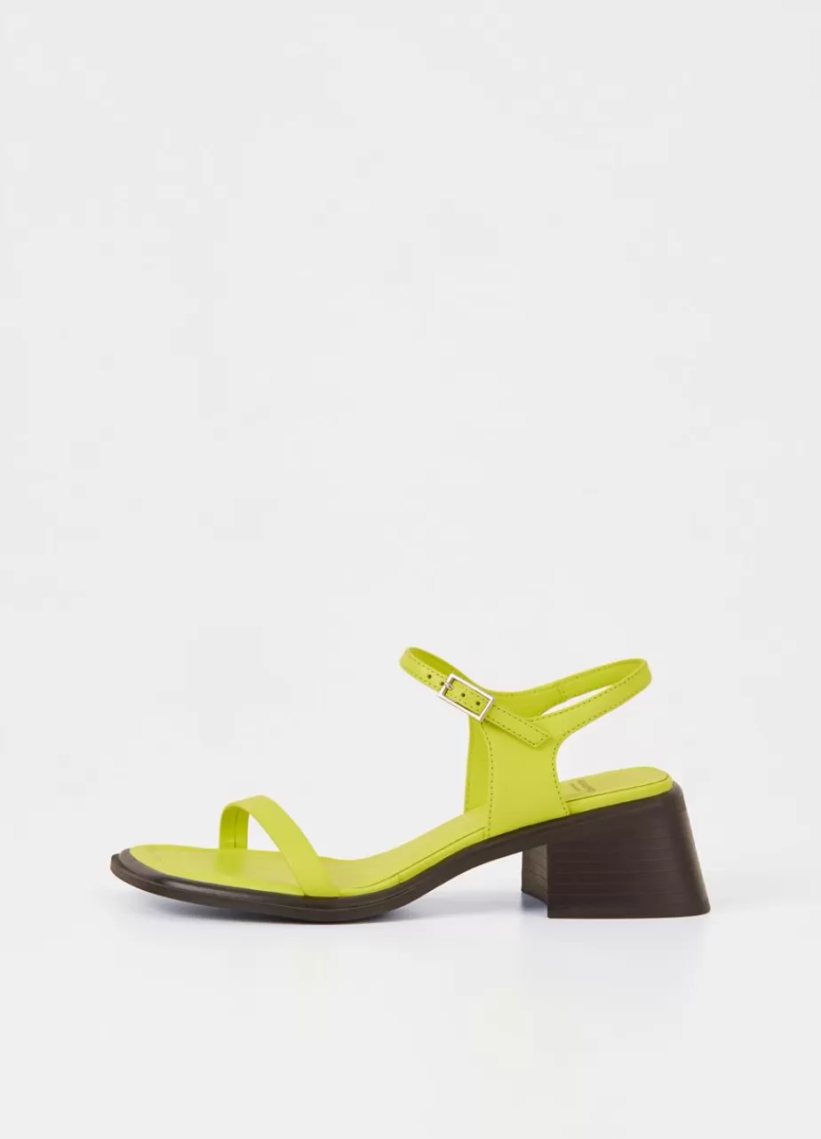 Vagabond Ines Sandales Verte Cuir Clearance