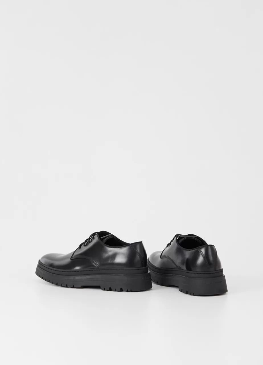 Vagabond James Chaussures Noir Cuir Glace Online