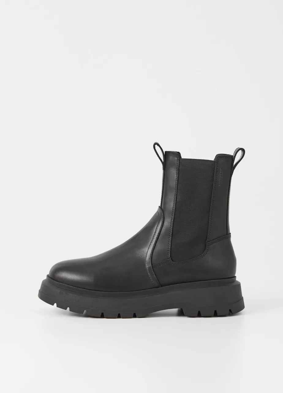 Vagabond Jeff Bottes Noir Cuir Cheap