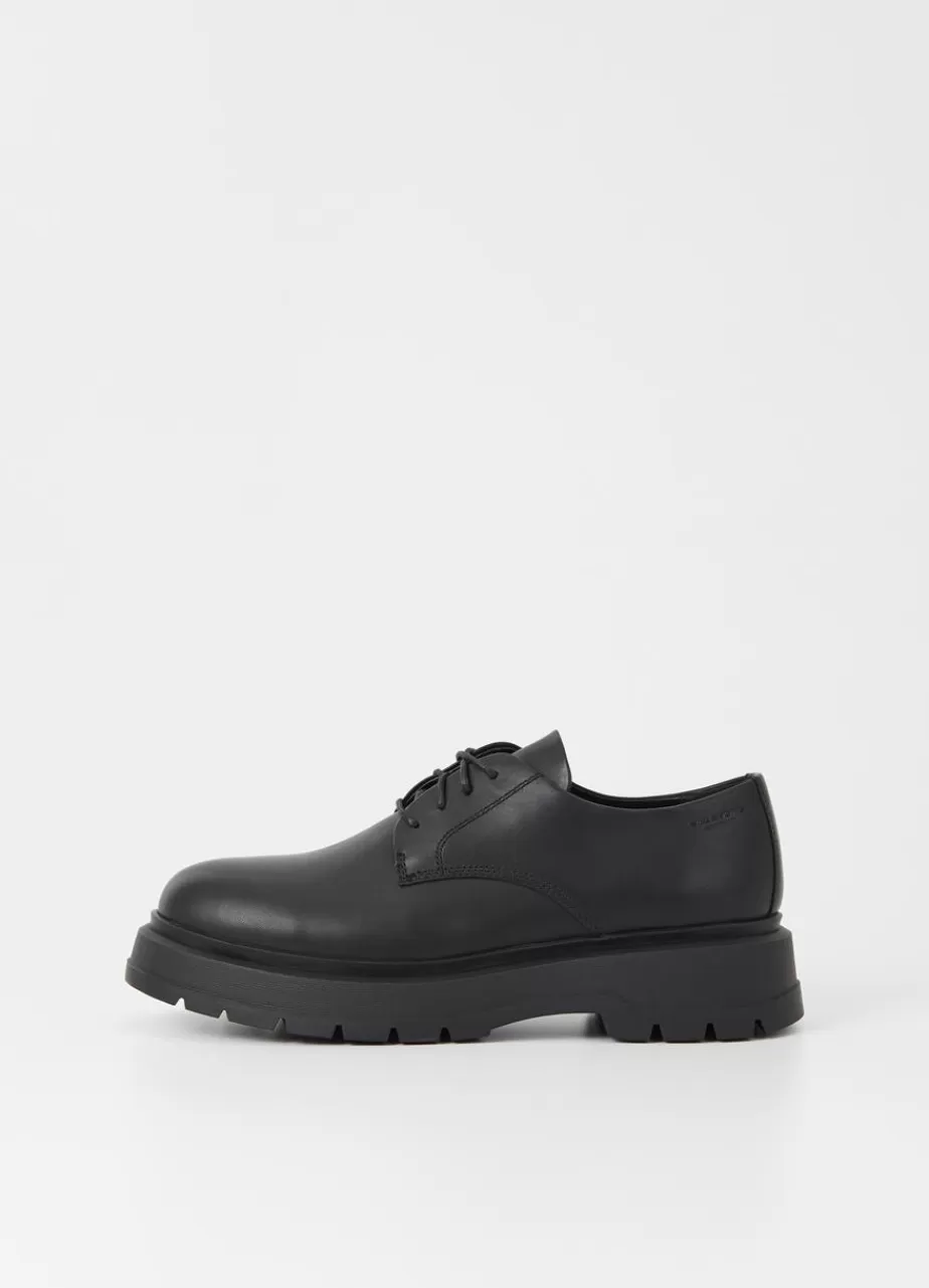 Vagabond Jeff Chaussures Noir Cuir Cheap