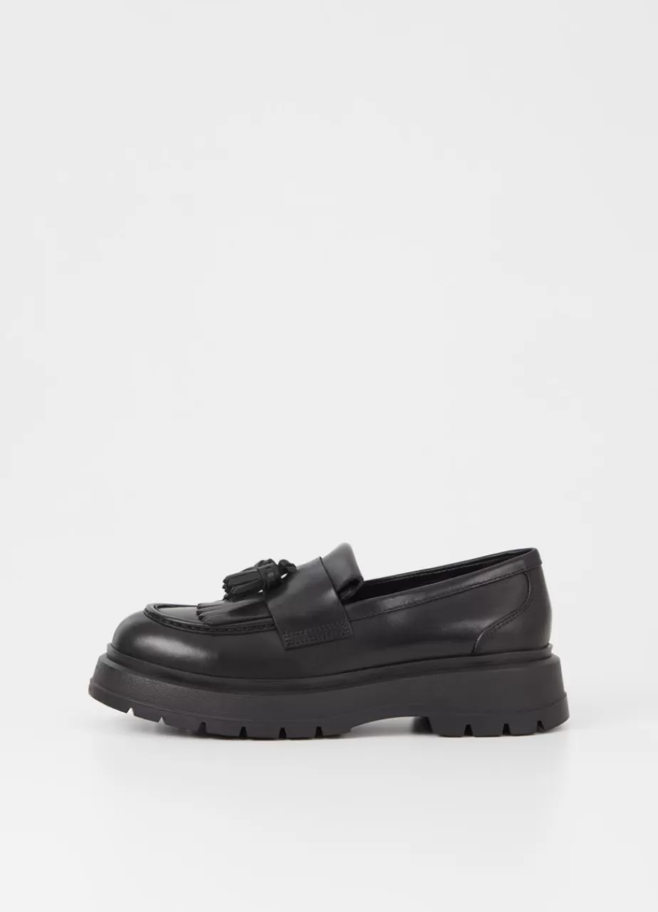 Vagabond Jeff Loafer Noir Cuir Fashion