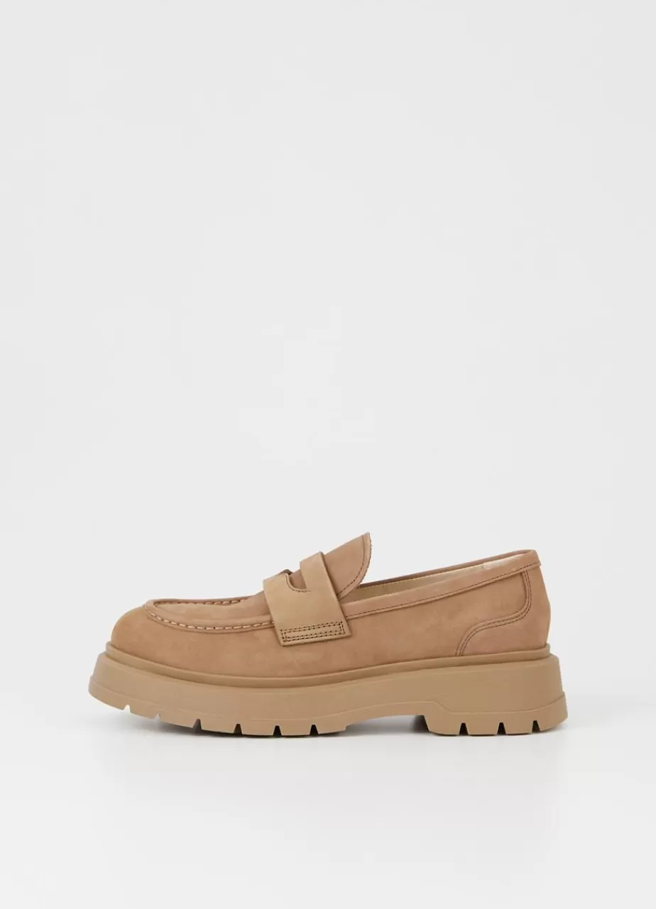 Vagabond Jeff Loafer Beige Nubuck Outlet