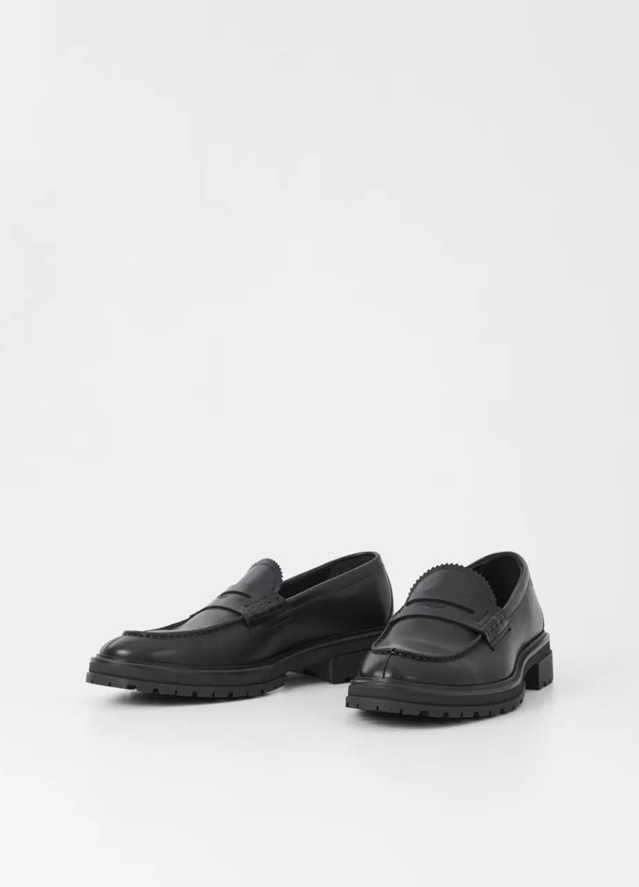 Vagabond Johnny 2.0 Loafer Noir Cuir New