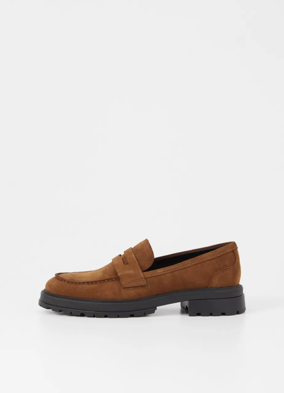 Vagabond Johnny 2.0 Loafer Marron Daim Discount