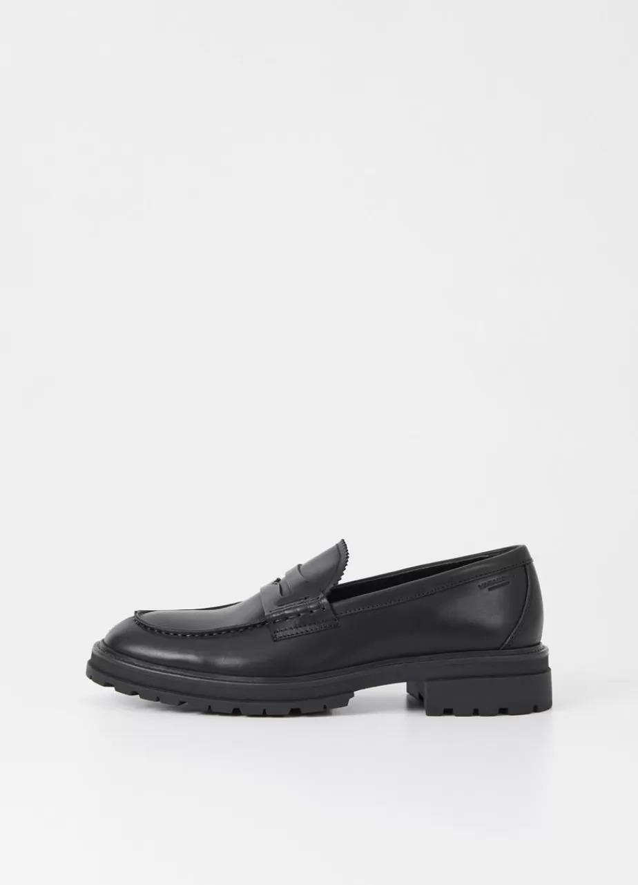 Vagabond Johnny 2.0 Loafer Noir Cuir New