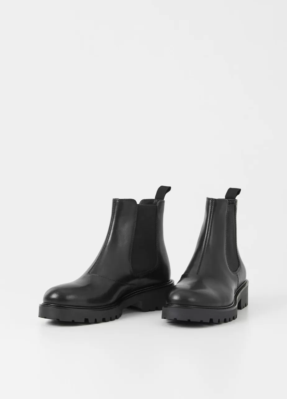 Vagabond Kenova Bottes Noir Cuir Cheap