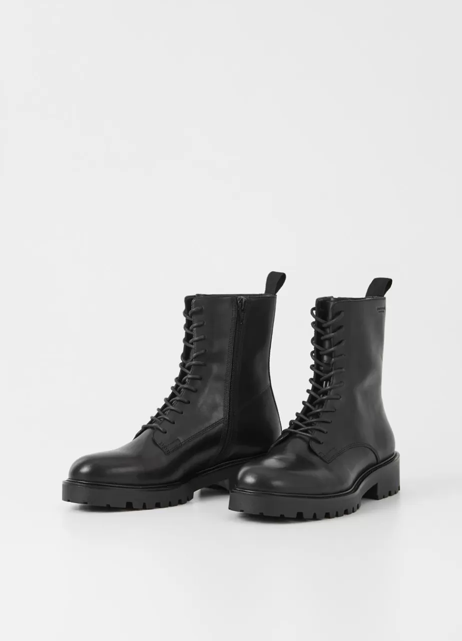 Vagabond Kenova Bottes Noir Cuir Sale