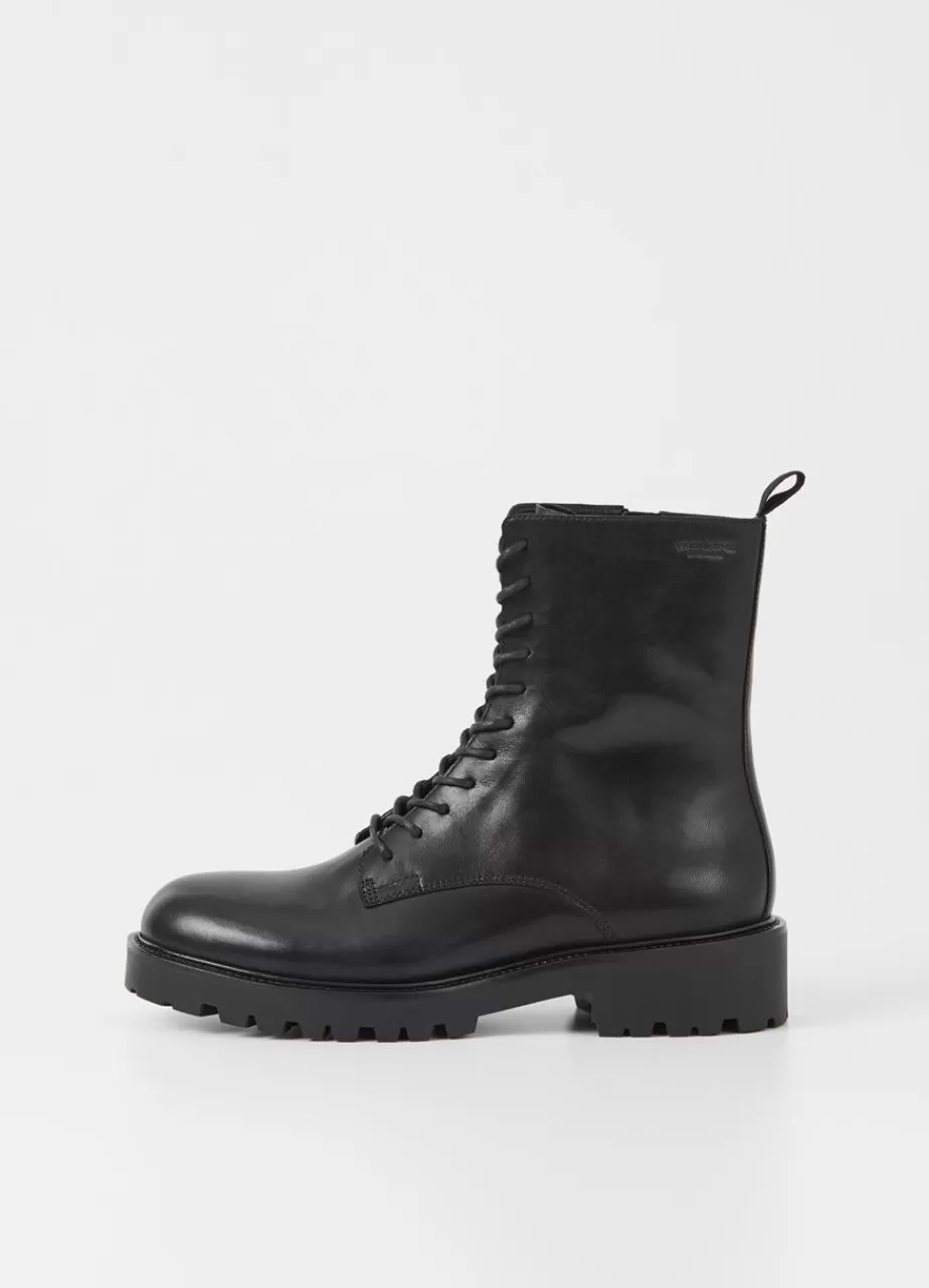 Vagabond Kenova Bottes Noir Cuir Sale