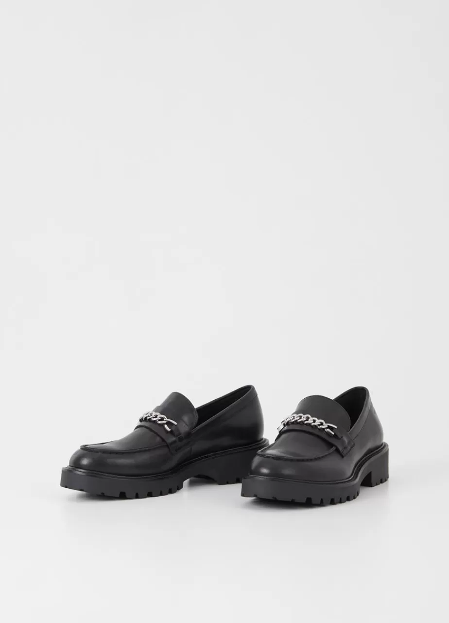 Vagabond Kenova Loafer Noir Cuir Flash Sale