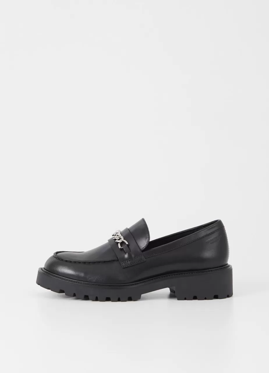 Vagabond Kenova Loafer Noir Cuir Flash Sale