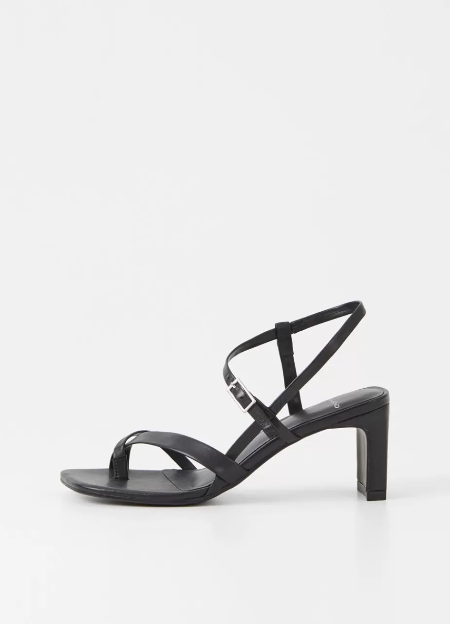 Vagabond Luisa Sandales Noir Cuir Fashion