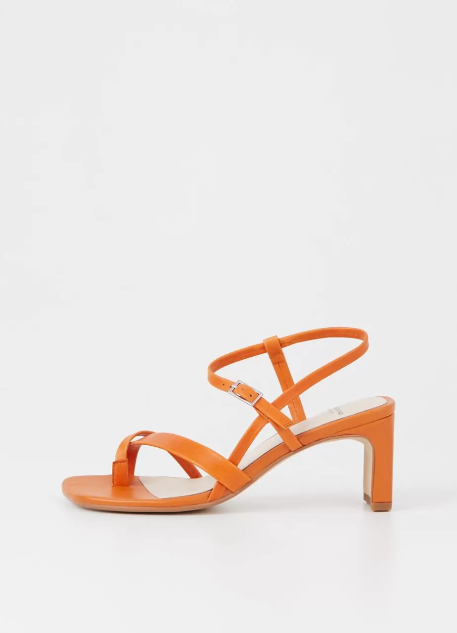 Vagabond Luisa Sandales Orange Cuir Online