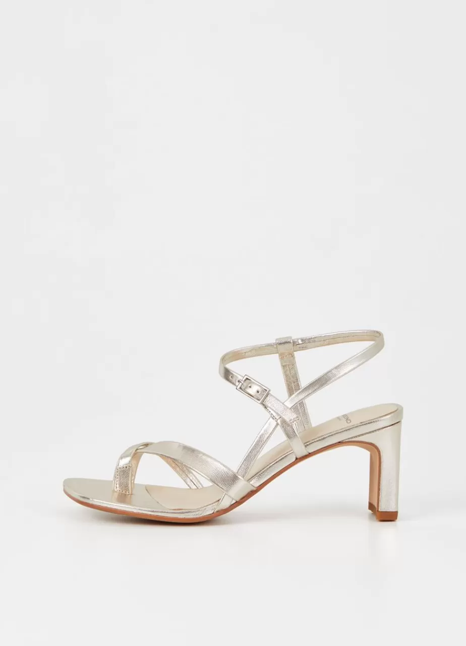 Vagabond Luisa Sandales Or Cuir Metallique Flash Sale