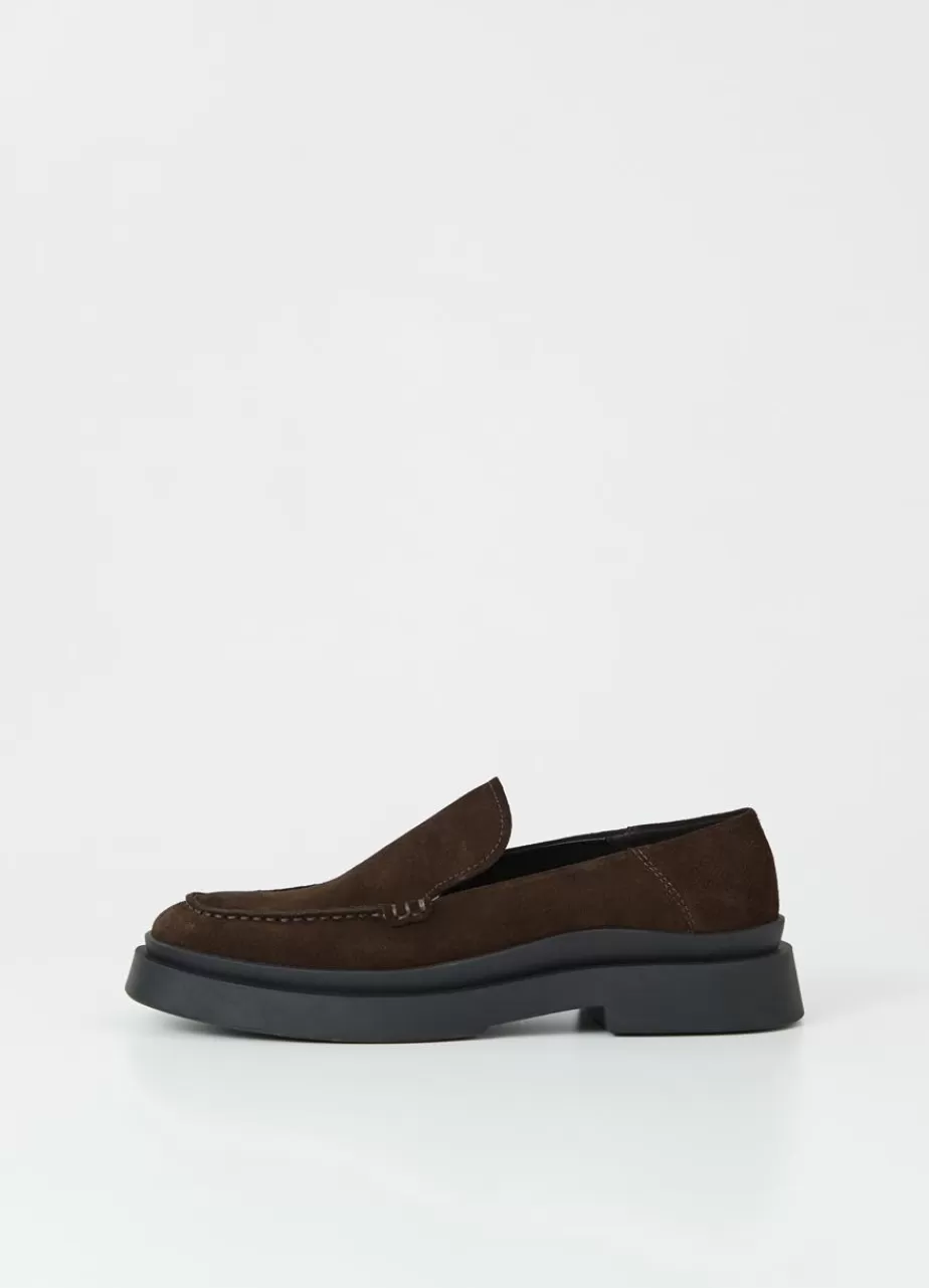 Vagabond Mike Loafer Marron Fonce Daim Shop